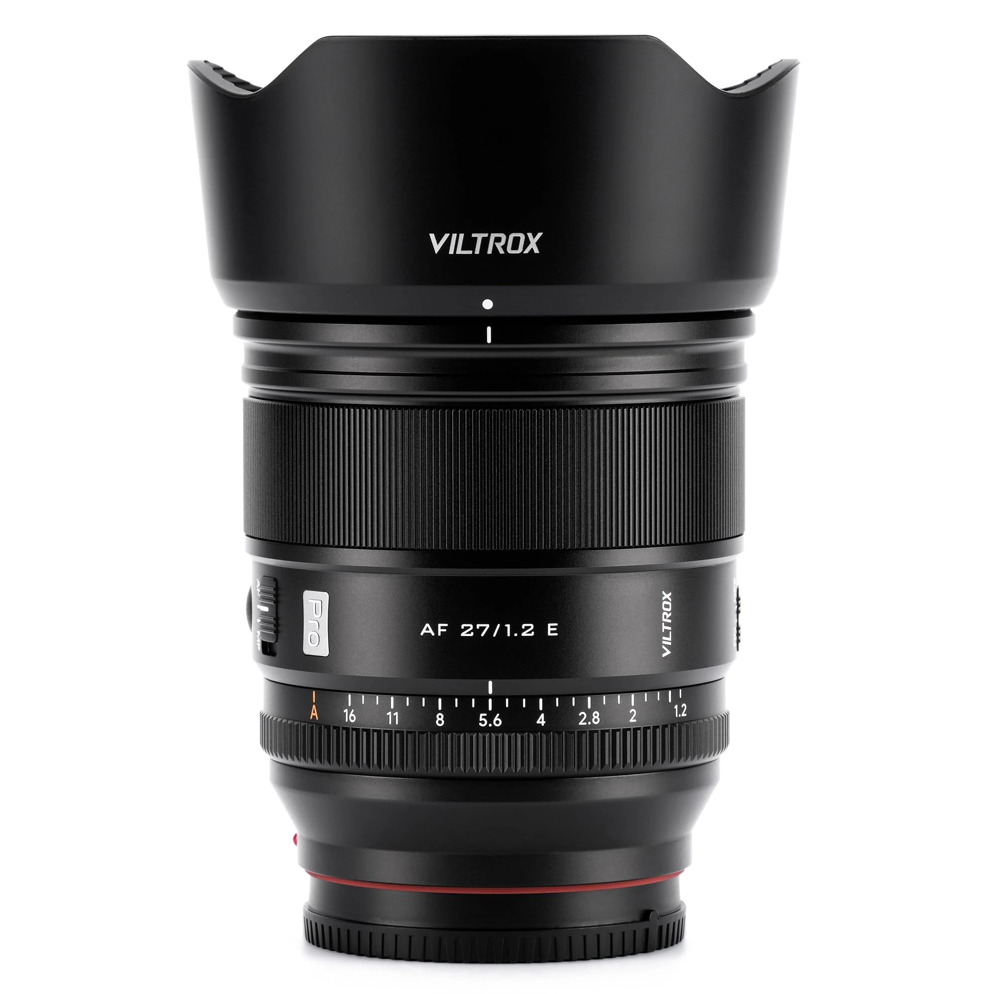 VILTROX 27mm F1.2 Pro E Mount Lens, 27mm f/1.2 Autofocus Large Aperture APS-C Prime Lens Compatible with Sony E Mount Mirrorless a7 a6700 a6500