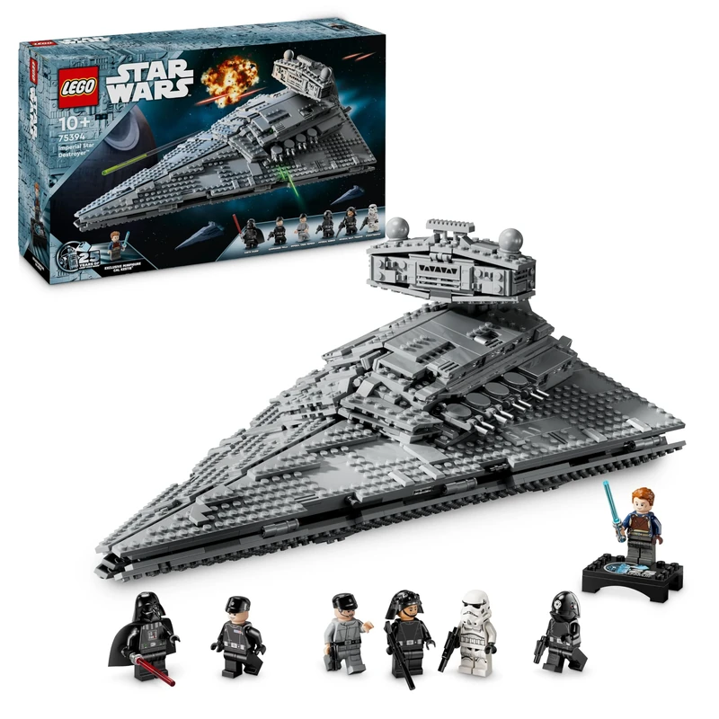 LEGO Star Wars 75394 Imperial Star Destroyer - Starship Building Toy with a Detailed Interior and 7 Minifigures incl. Darth Vader - Birthday Gift for 10+ Year Old Boys and Adult A New Hope Fans