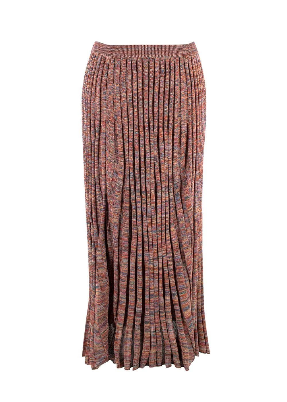 Pre-Loved Zimmerman Multicoloured Pleated Skirt
