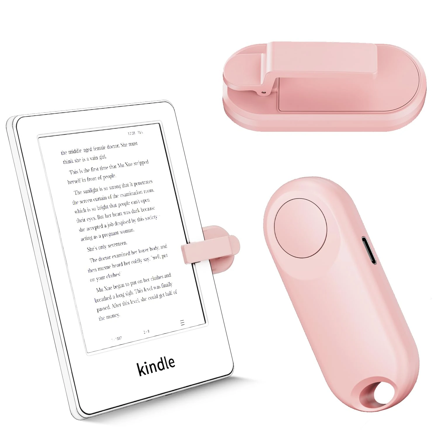 Sycelu RF Remote Control Page Turner for Kindle Paperwhite Accessories Ipad Reading Kobo Surface Comics/Novels