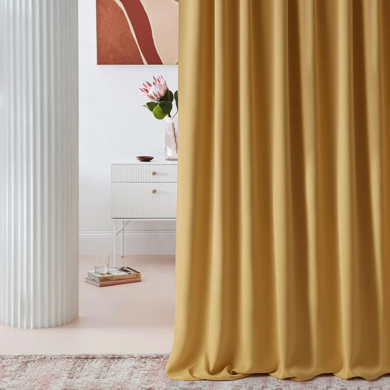ROOM99 Laurel Blackout Curtains 140 x 280 cm - Eyelet