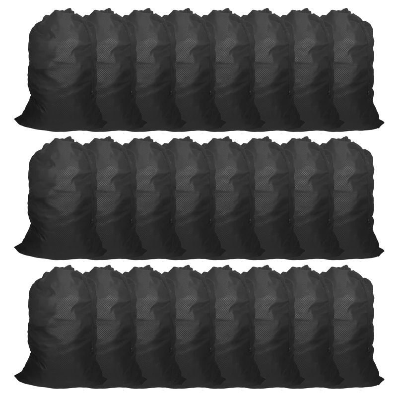 Laundry Bag 24 Pack, 40" x 30" Laundry Bags Travel with Drawstring, Extra Large heavy duty bag for Dirty Clothes Storage, Fit a Basket or Hamper