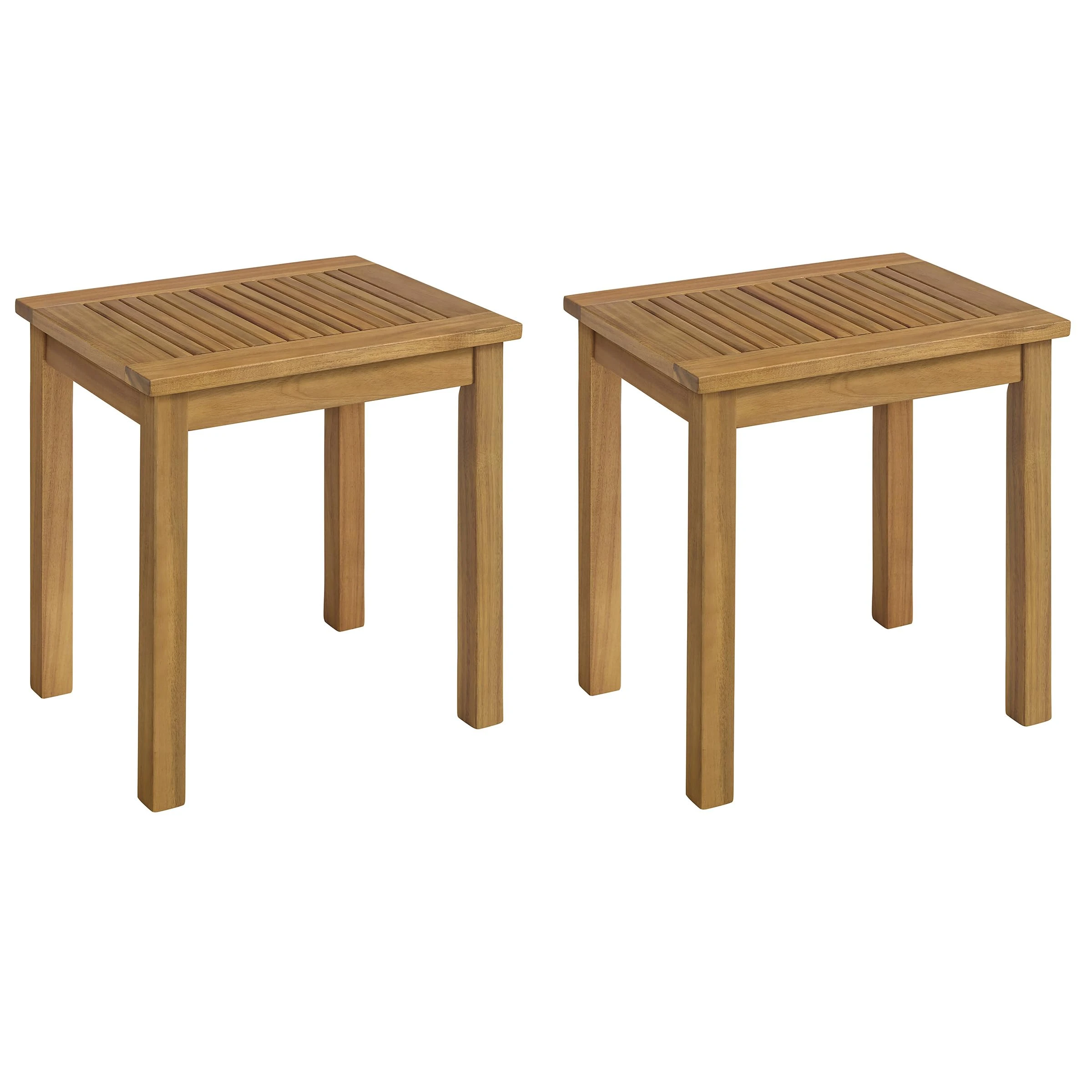 Alaterre Furniture Alaterre Outdoor Furniture Set, Natural Wood Finish