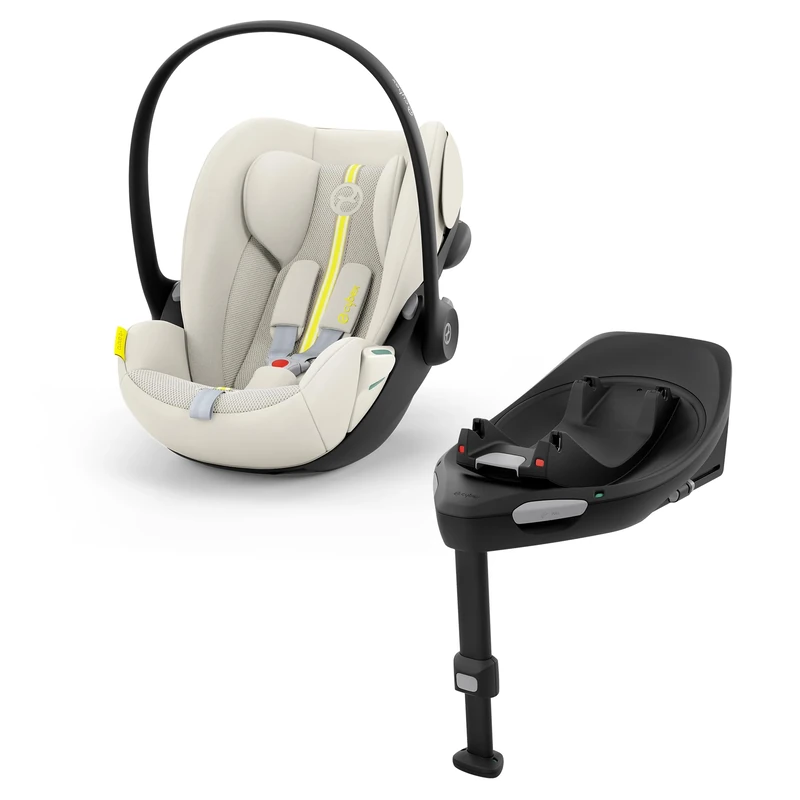CYBEX Cloud G i-Size incl. CYBEX Gold ISOFIX Base, Base G, Seashell Beige Plus