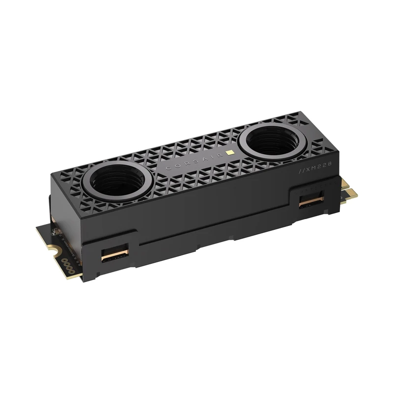 Corsair MP700 PRO Hydro X Series 4TB M.2 PCIe Gen5 x4 NVMe 2.0 SSD – M.2 2280 – Up to 12,400MB/sec Sequential Read – High-Density TLC NAND – Pre-installed Water Block – Black