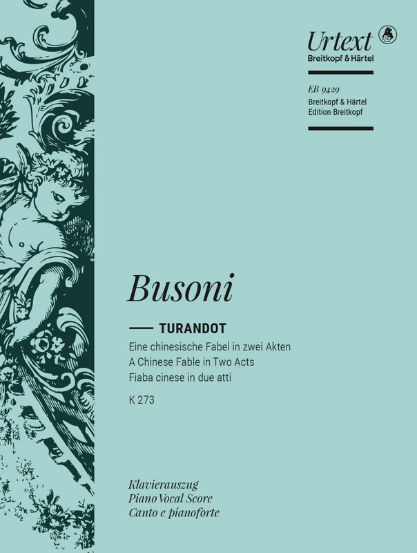 Ferruccio Busoni: Turandot - Opera Score (Piano Reduction) - Edition Breitkopf (EB 9429) - Image 1