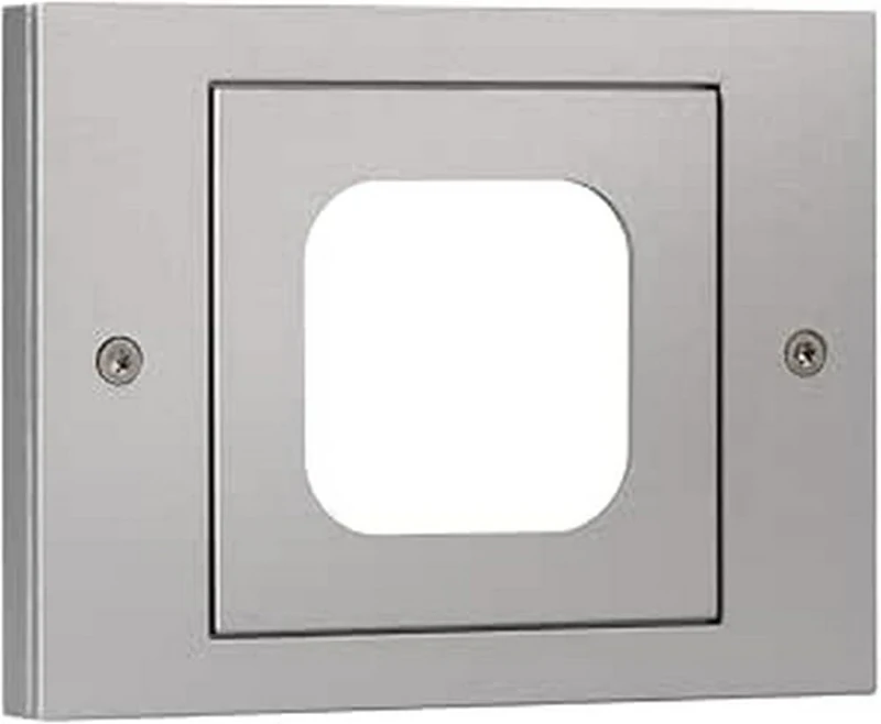 EKEY 203131 Cornice Gira xLine TX_44, Cornice per lettore d’impronta Digitale xLine, singola, plastica, Grigio alluminio