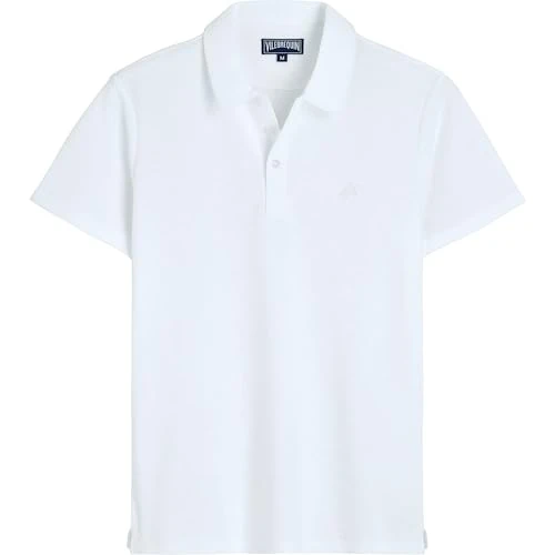 Vilebrequin, Terry Polo Solid, S, White