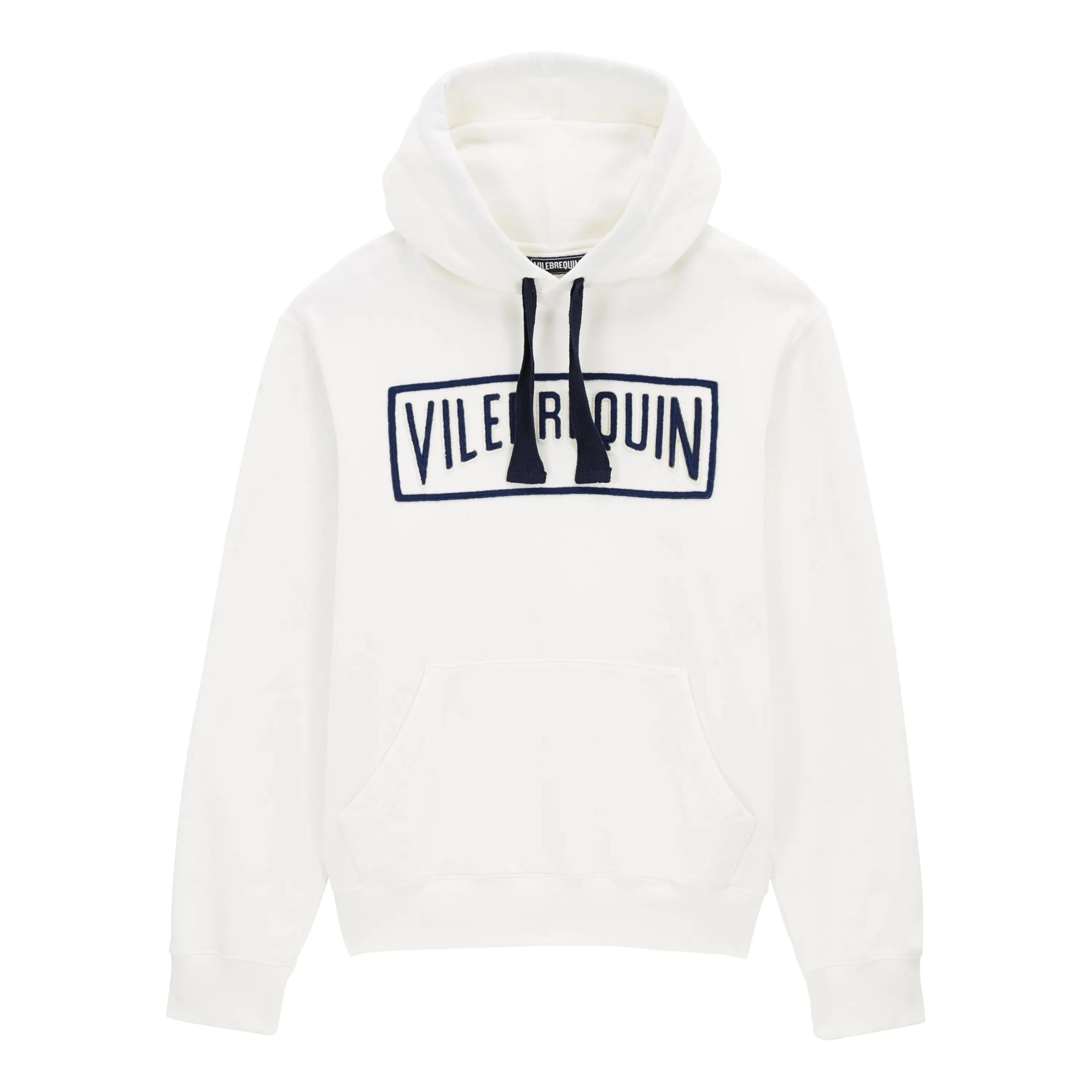 Vilebrequin, Cotton Hoodie Sweatshirt Solid, M, Off White
