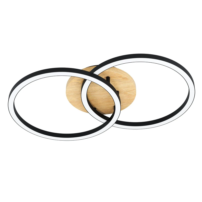 Eglo Connect.z Smart-Home LED Ceiling Light Lomaltas-Z, Round Ceiling lamp, ZigBee, app and Alexa Voice Control, Adjustable Light Colour (Warm White-Cold White), FSC Certified, dimmable