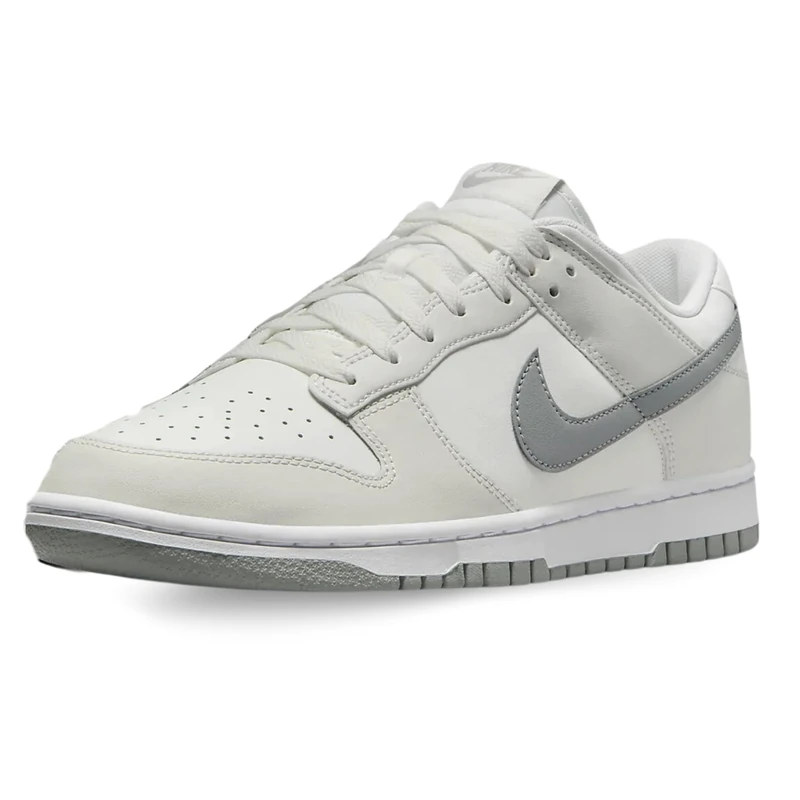 Nike DV0831-106 Dunk Low Retro Men Summit White/Light Smoke Grey-Platinum Tint UK 10