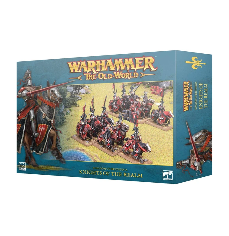 Warhammer Games Workshop The Old World: Kingdom of Bretonnia - Knights of the Realm/Knights Errant, Black