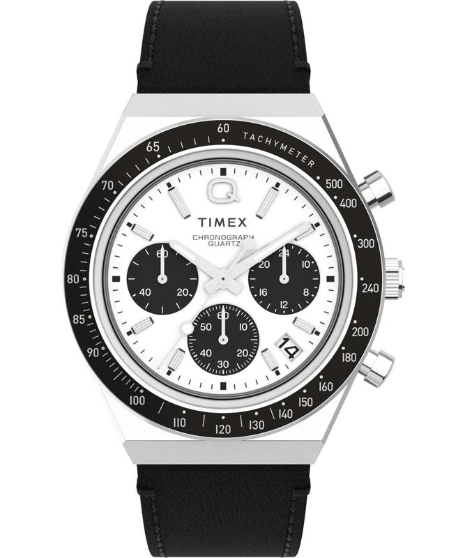 Timex Men Analog Quartz Watch with Leather Strap TW2W53400VQ