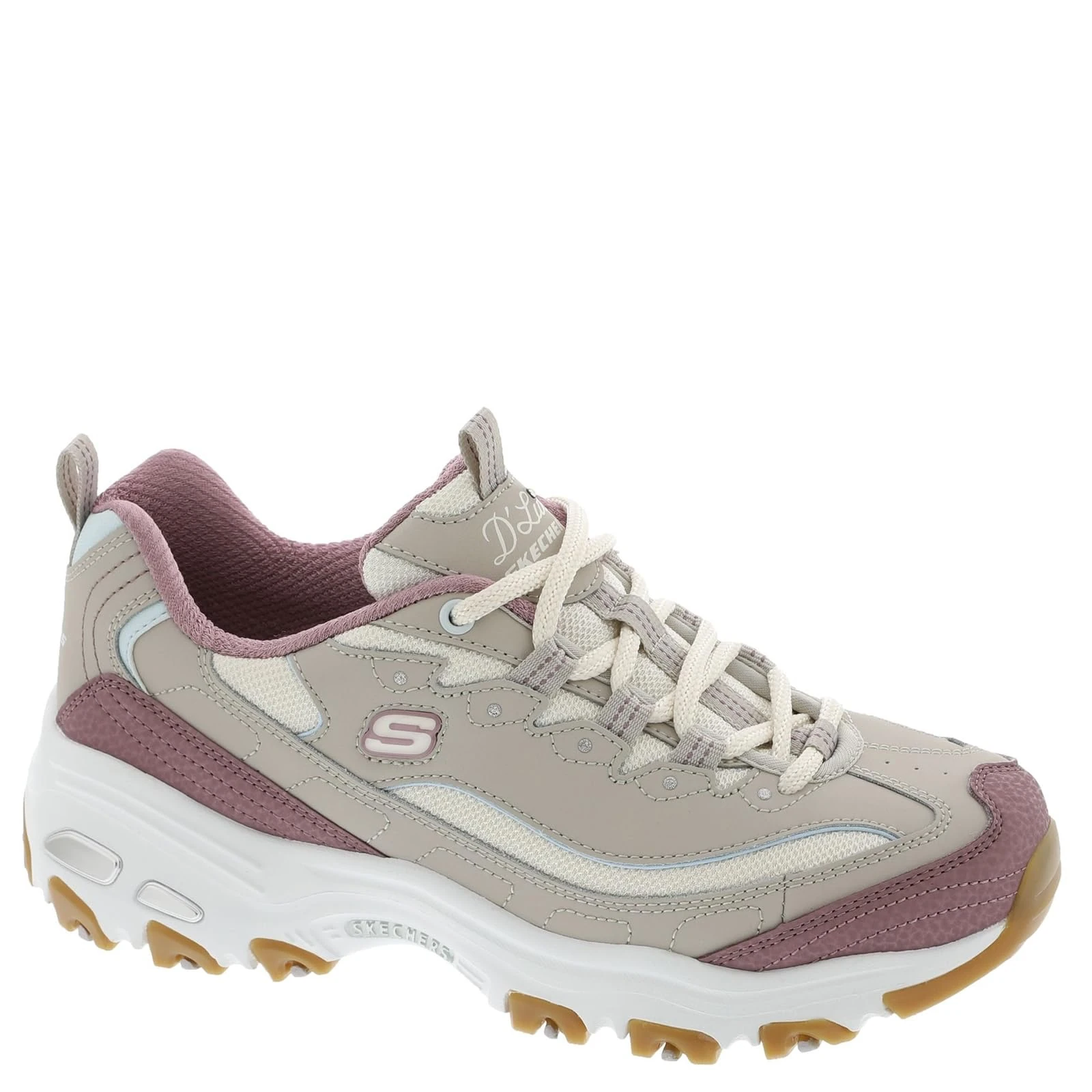 Skechers Sport Women's D'Lites-Popular Vote Sneaker, Tpmt=taupe/Multi, 4.5 UK