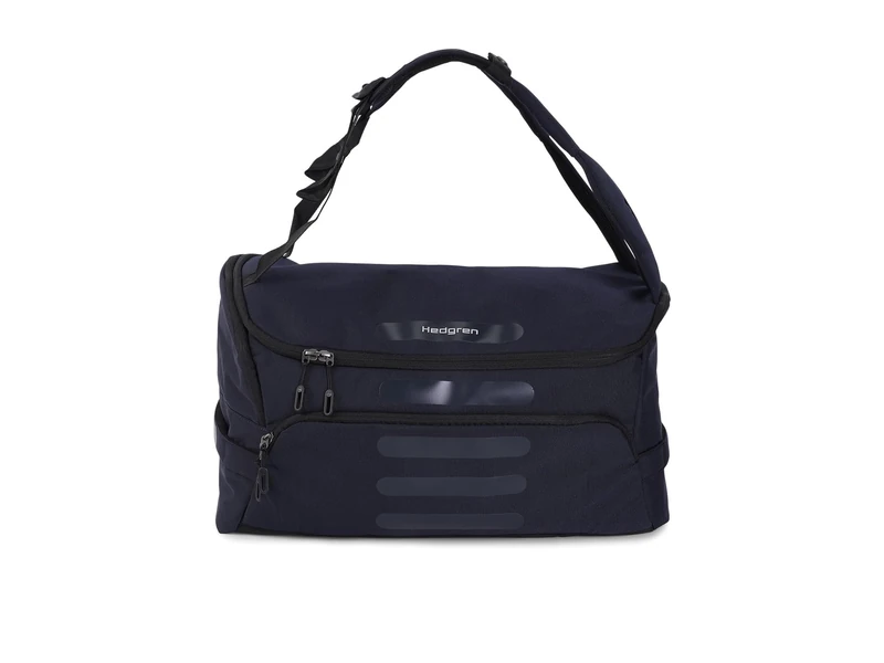 Hedgren Unisex Sojourn Duffle/Backpack Cabin Size + RFID, Peacoat Blue