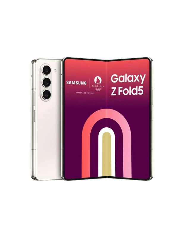 Samsung Galaxy Z Fold5 512GB Cream 19,3cm (7,6") OLED Display, Android 13, Triple-Kamera, Faltbar (Renewed)