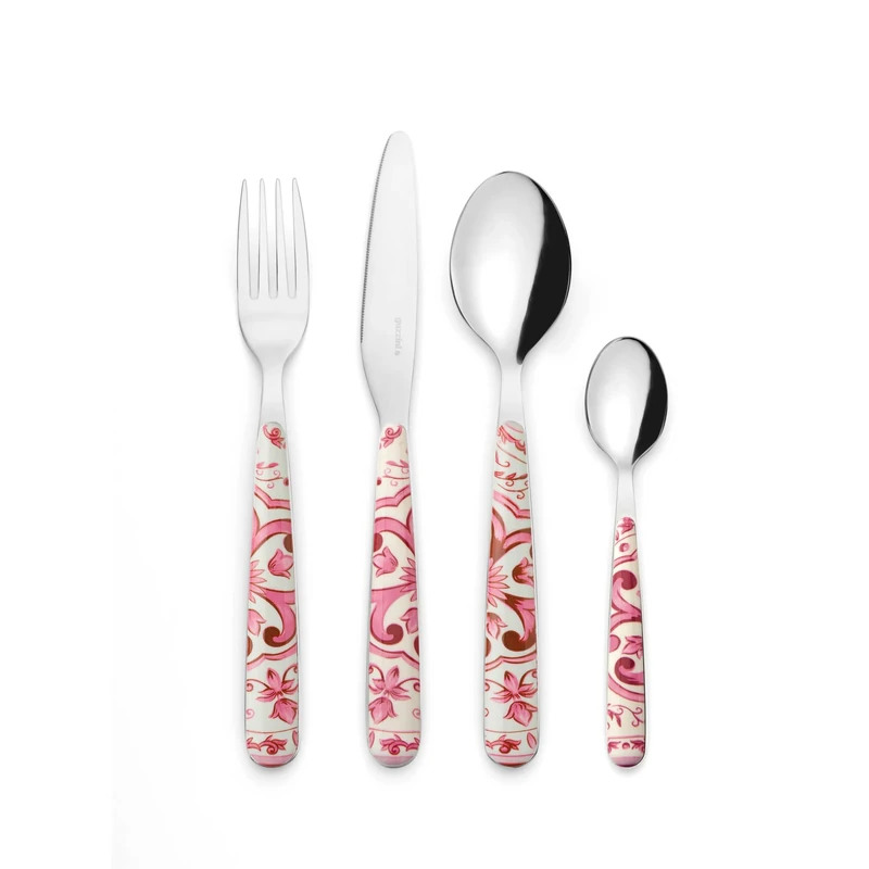 Guzzini - Blues Set of 24 Cutlery - Amethyst Pink - 28194577