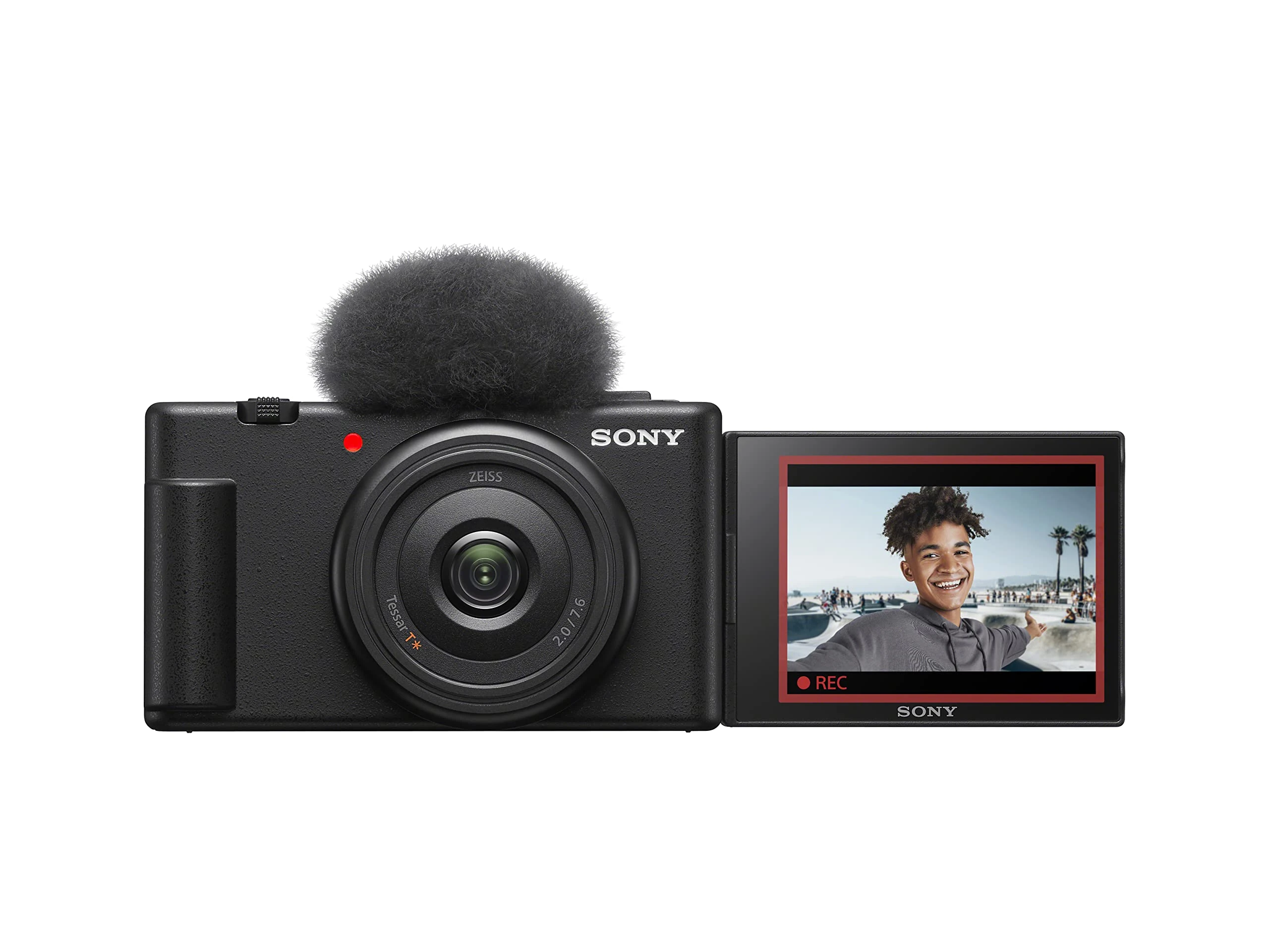Sony Vlog camera ZV-1F | Digital Camera (Vari-angle Screen, 4K Video, slow motion, Vlog features) - Black (Renewed)