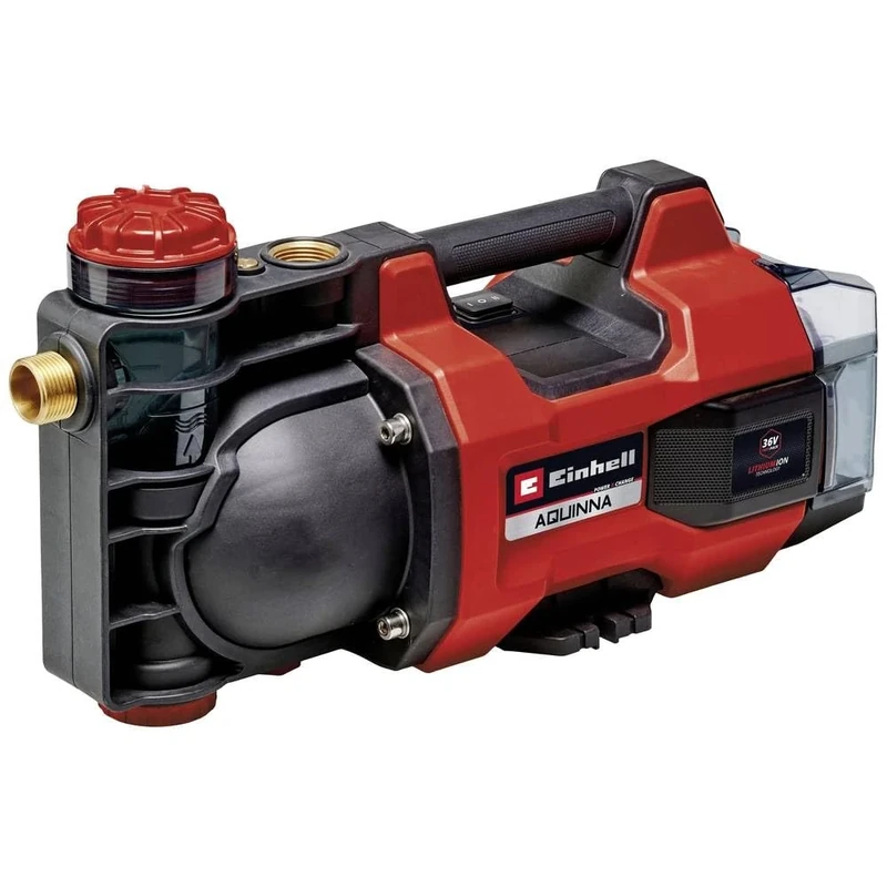 Einhell Aquinn 36/34 Power X-Change Cordless Garden Pump (36 V, Max. 3400 L/h Flow Rate, Max. 37 m Delivery Height, Power Level Switch, Overload & Frost Protection, Without Battery)