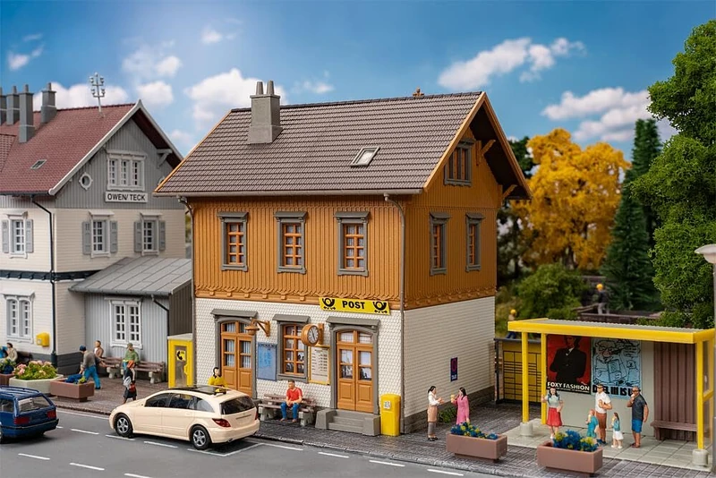 FALLER 130887 H0 Village Post Office Track Gauge H0