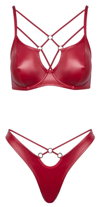 Cottelli Lingerie Women's Bra Set Red 75B/S