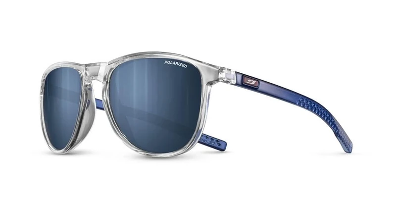 Julbo Sunglasses, CANYON, Unisex Adult, Crystal/Blue, Polarizing Cat. 3 - Image 1