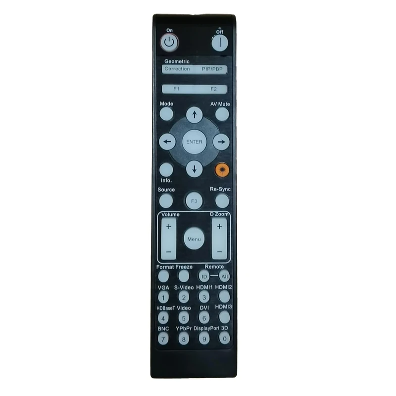 Greenafil Replacement Remote Compatible for OPTOMA ZW500T-W, ZW502, ZU510T-B, ZU720TST, ZU610T-B, ZU510T-W, ZU500USTe, H420UST-W, ZH406STx, WU615T, WU515TST, 4K500, GT1090HDRx Projector (Backlight)