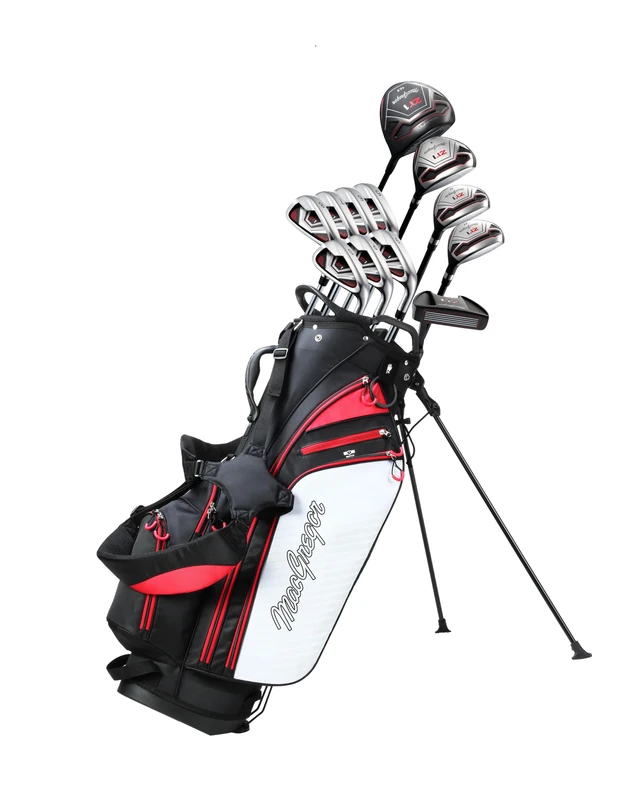 ZT1 Golf Package Set, Steel or Graphite, Cart or Stand Bag, Mens Right or Left Hand, Black/Red