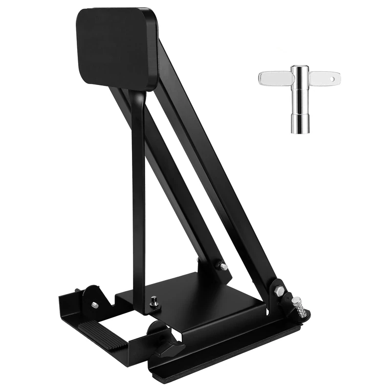 TENTOTEN Bass Drum Practice Pads, Folding Bass Pedal Practice Pad for Training - Real Feel High Density Rubber Rebound