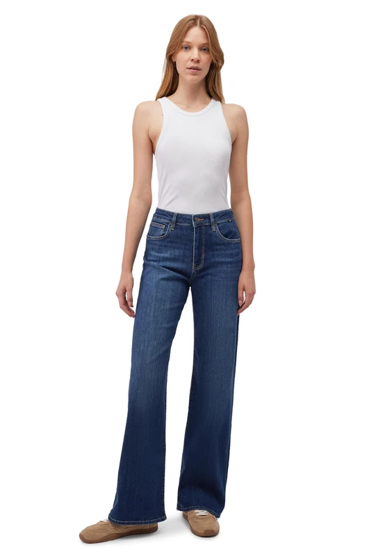 Mavi Women's Malibu Jeans, Dark Blue Everyday, 27W x 30L