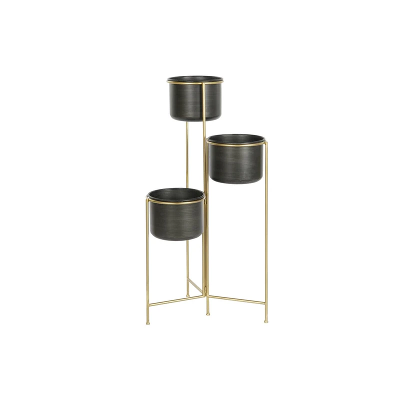 Macetero Metal 30X21X80 Dorado - Image 1