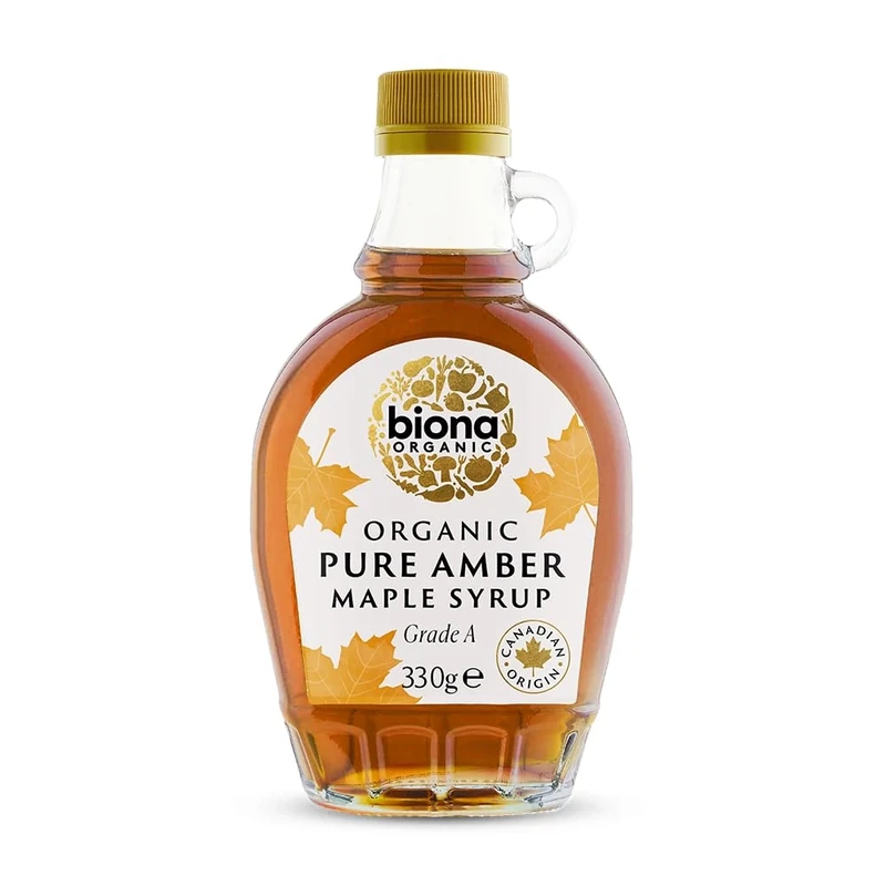 Biona Organic Maple Syrup 330g - Amber, Grade A - Pure Canadian