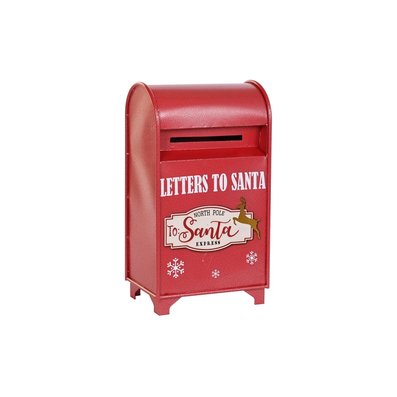 BUZON Metal 34.5X21.5X61.5 Rojo