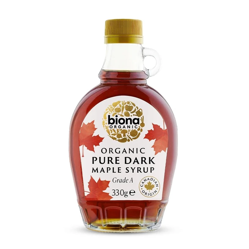 Biona Organic Maple Syrup 330g - Dark, Grade A - Pure Canadian