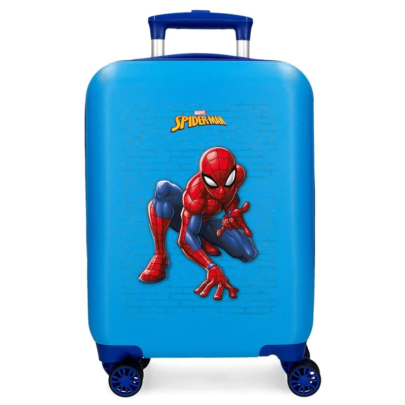 Disney Children's Hard Suitcase with Side Combination Closure 4 Wheels Hand Luggage Made of ABS, Rigid and Lightweight Material, Vigilant, Valigia da cabina, Cabin Suitcase, Vigilant, Valigia da