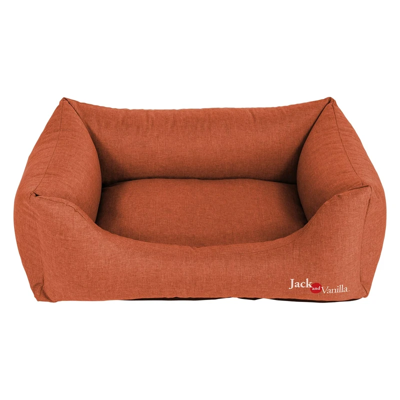 JACK AND VANILLA, Waterproof, Dog Sofa, Waterproof, Orange, Size L, 100 x 70 x 26 cm