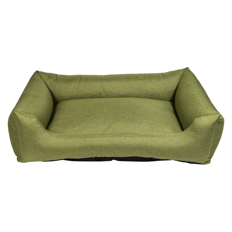 JACK AND VANILLA - Waterproof Dog Sofa - Waterproof, Durable and Comfortable Basket for Small to Large Dogs - Easy to Wash - Colour Green L, 100 x 70 x 26 cm
