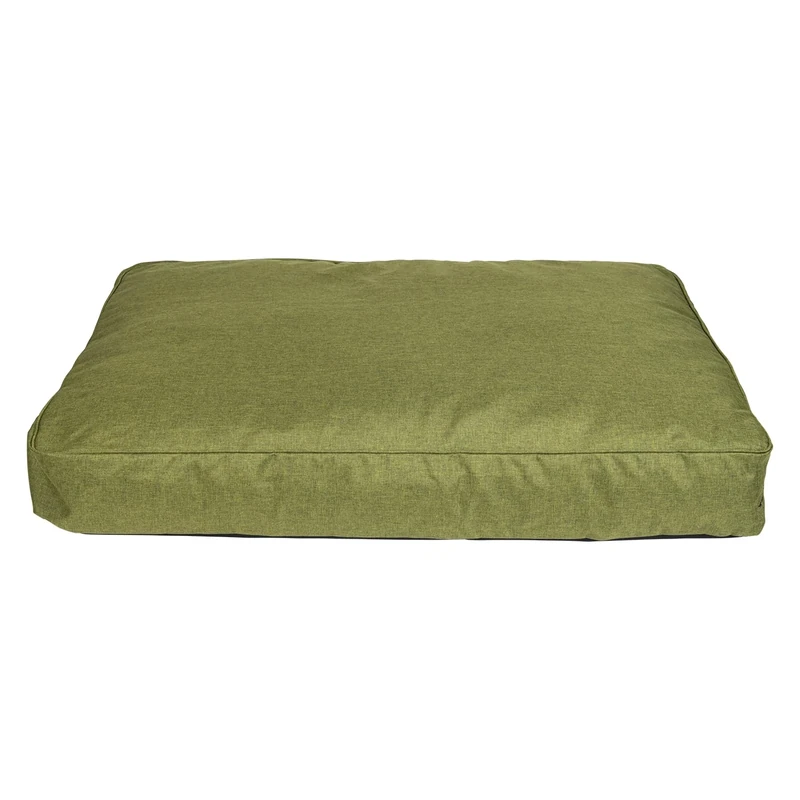 JACK AND VANILLA - Waterproof Dog Bed - Waterproof, Durable and Comfortable Basket for Small to Large Dogs - Easy to Wash - Colour: Green, L, 100 x 70 x 14 cm