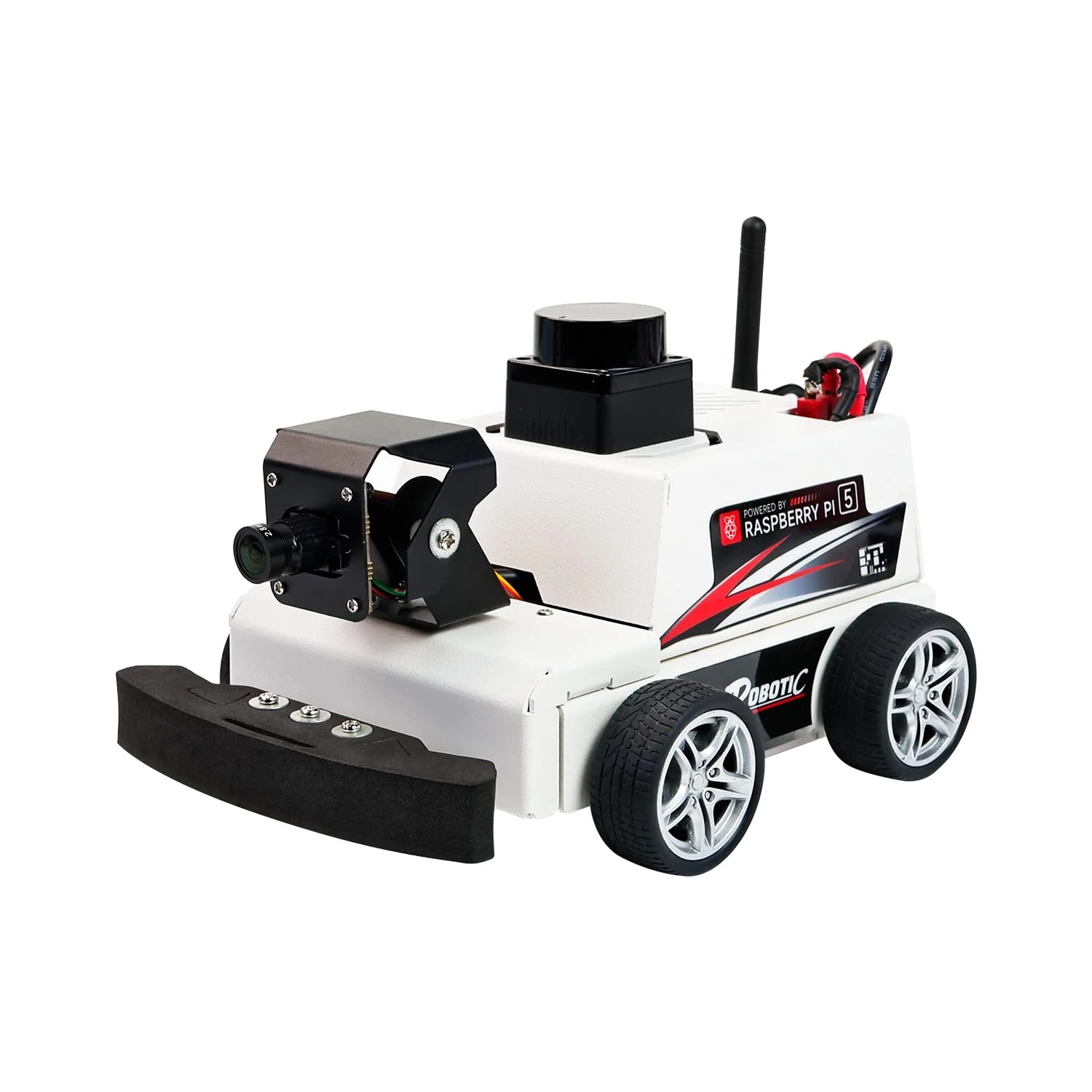 Yahboom AI Visual ROS2 Smart Robot Car Kit for Raspberry Pi 5 2DOF Carmer Autonomous Driving Lidar Stem Education Project for Teen Engineers Students (Without Raspberry Pi5)