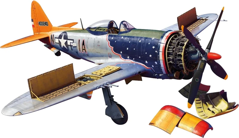 Miniart 1:48 - P-47D-30RA Thunderbolt, Advanced Kit, Molded Color