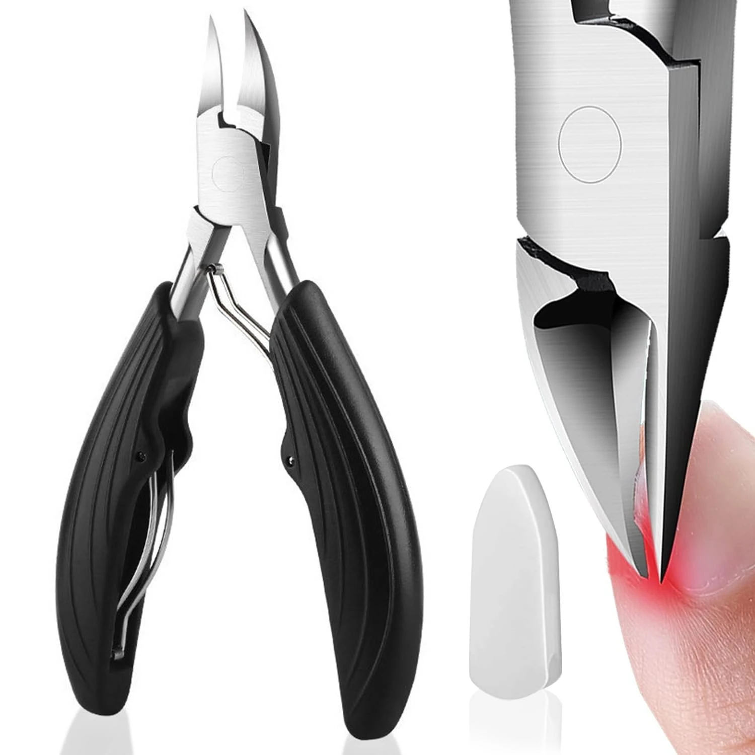 Toe Nail Clippers for Thick Nails,Heavy Duty Professional Nail Clippers for Elderly Ingrown Nails Dead Skin Calluses