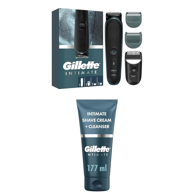 Gillette Intimate Pro Essentials - Adults Intimate Hair Trimmer - Trimmer for Sensitive Skin