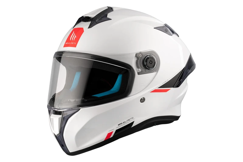 MT HELMETS Full Face Motorcycle Helmet. Targo S. White. L (59/60cm)