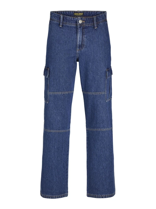 JACK & JONES Mens Eddie Jean Blue Denim 30W / 32L - Image 1