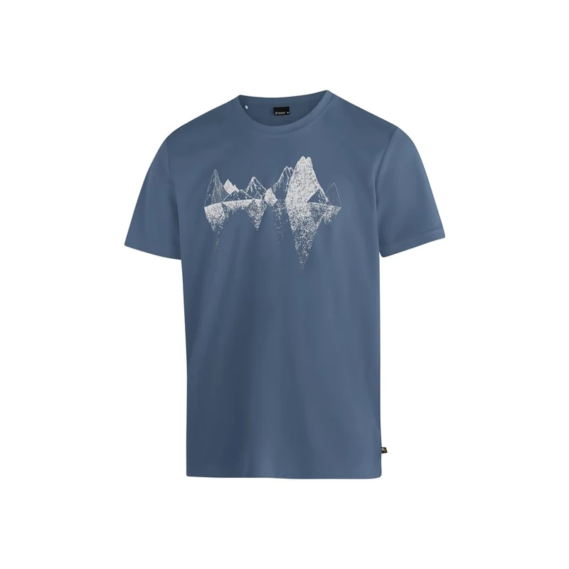 maier sports Tilia Pique M, Men's T-Shirt, Functional Shirt with Round Neck for Hiking and Leisure, Dryprotec Technology, Breathable, NFC chip for Easy Recycling