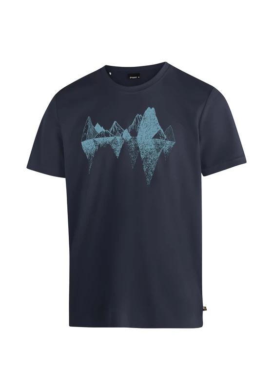 maier sports Tilia Pique M, Men's T-Shirt, Functional Shirt with Round Neck for Hiking and Leisure, Dryprotec Technology, Breathable, NFC chip for Easy Recycling