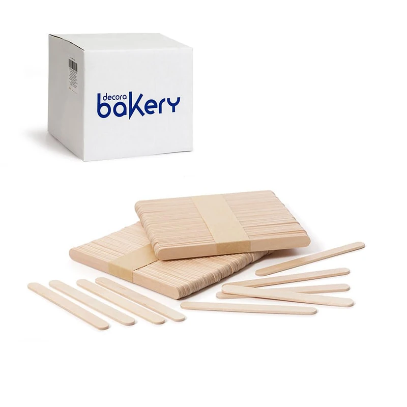 Decora, 9280114 Pack of 5000 Birch Wood, Suitable for Food Contact, for Making Ice Cream, Cookies or Sweets on Sticks, Dim. 10 x H 93 mm