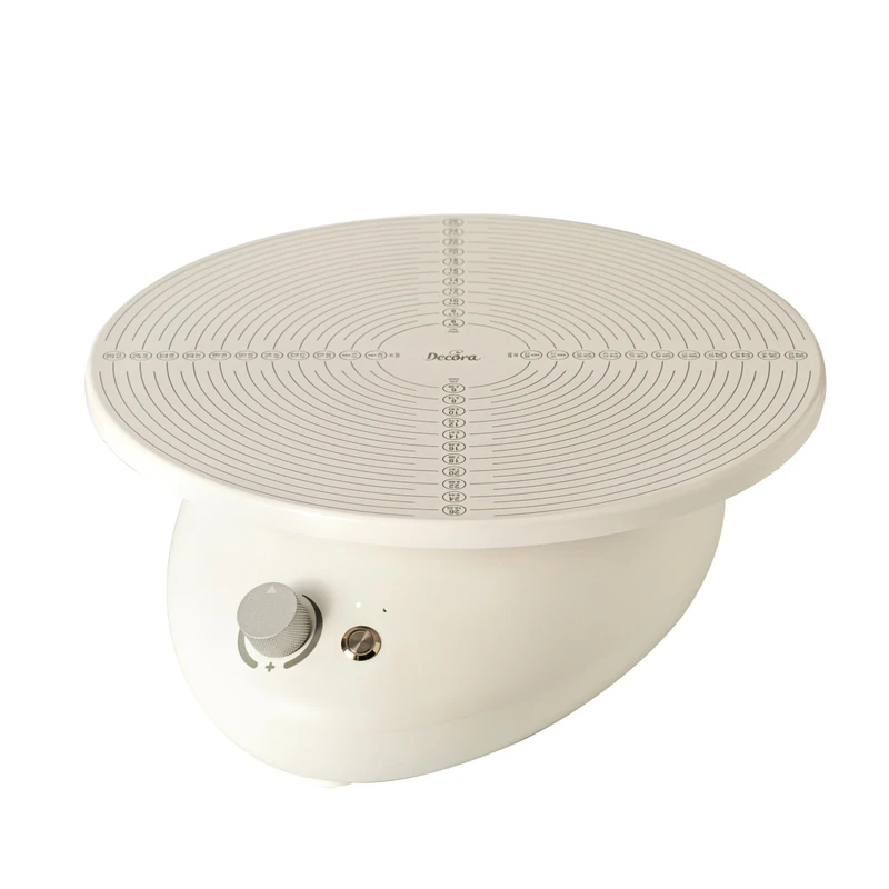 Decora, 9276010 Turnpier, Electric Swivel Base, Flat Ø 28 cm, with Practical Stand-by Button to Lock The Turning of The Plate Without Resetting The Direction of Rotation and Speed - Image 1