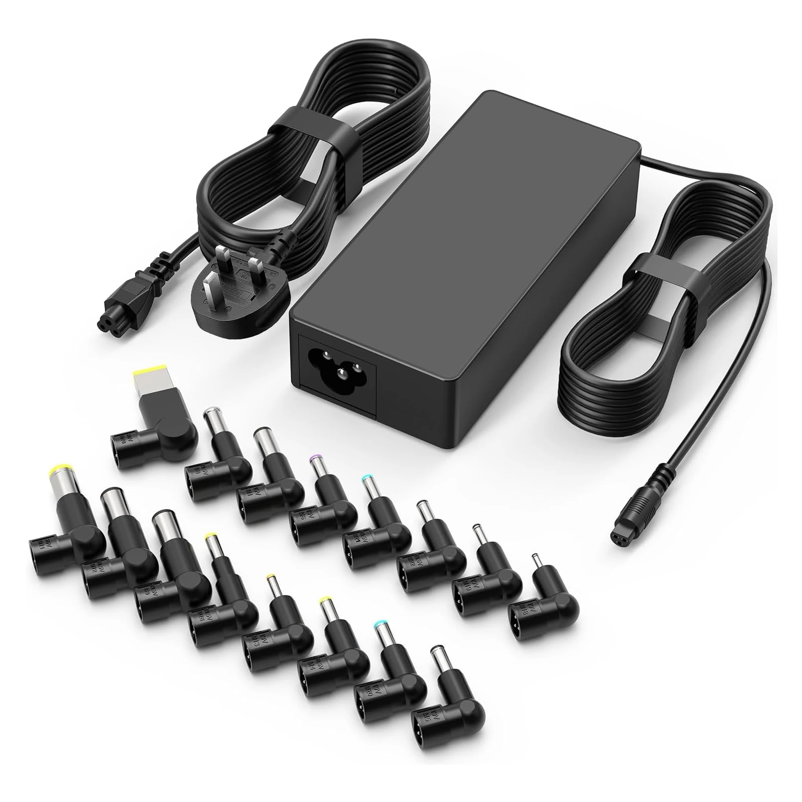 Universal Laptop Charger 90W, JEESTAM AC Adapter Replacement for Lenovo HP Dell Acer Asus Samsung Toshiba Sony Fujitsu Gateway Notebook Ultrabook Chromebook Power Supply Cord with 16 Tips