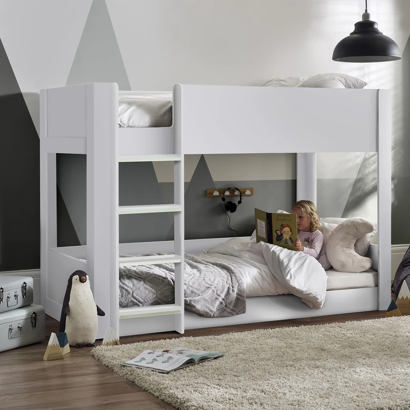 Julian Bowen Solomon Bunk Bed - All White